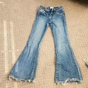 Buckle girls Jean pants